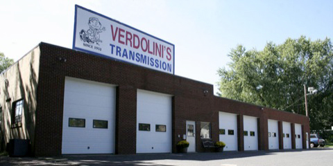 Shop front of Verdolini's shop front in Meriden CT